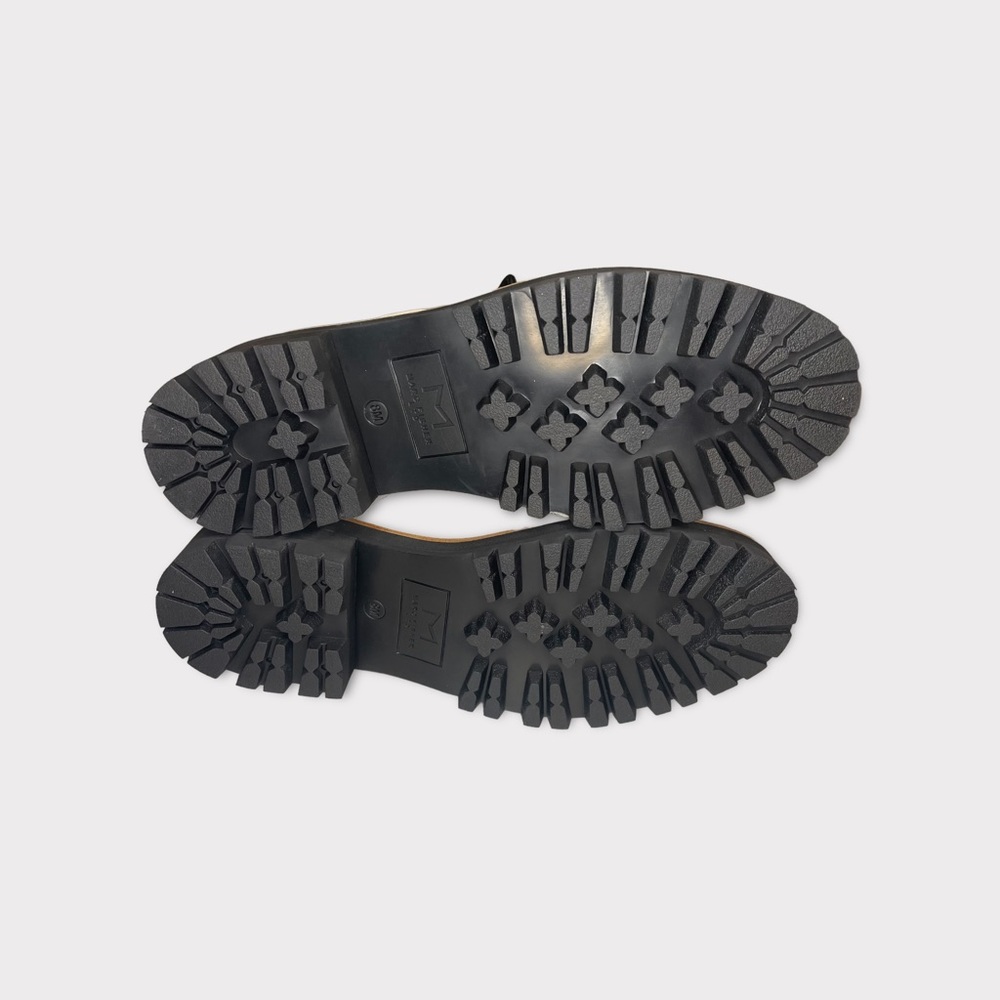 Marc Fischer Ivory Leather Idaran Combat Boots - Picture 7 of 7